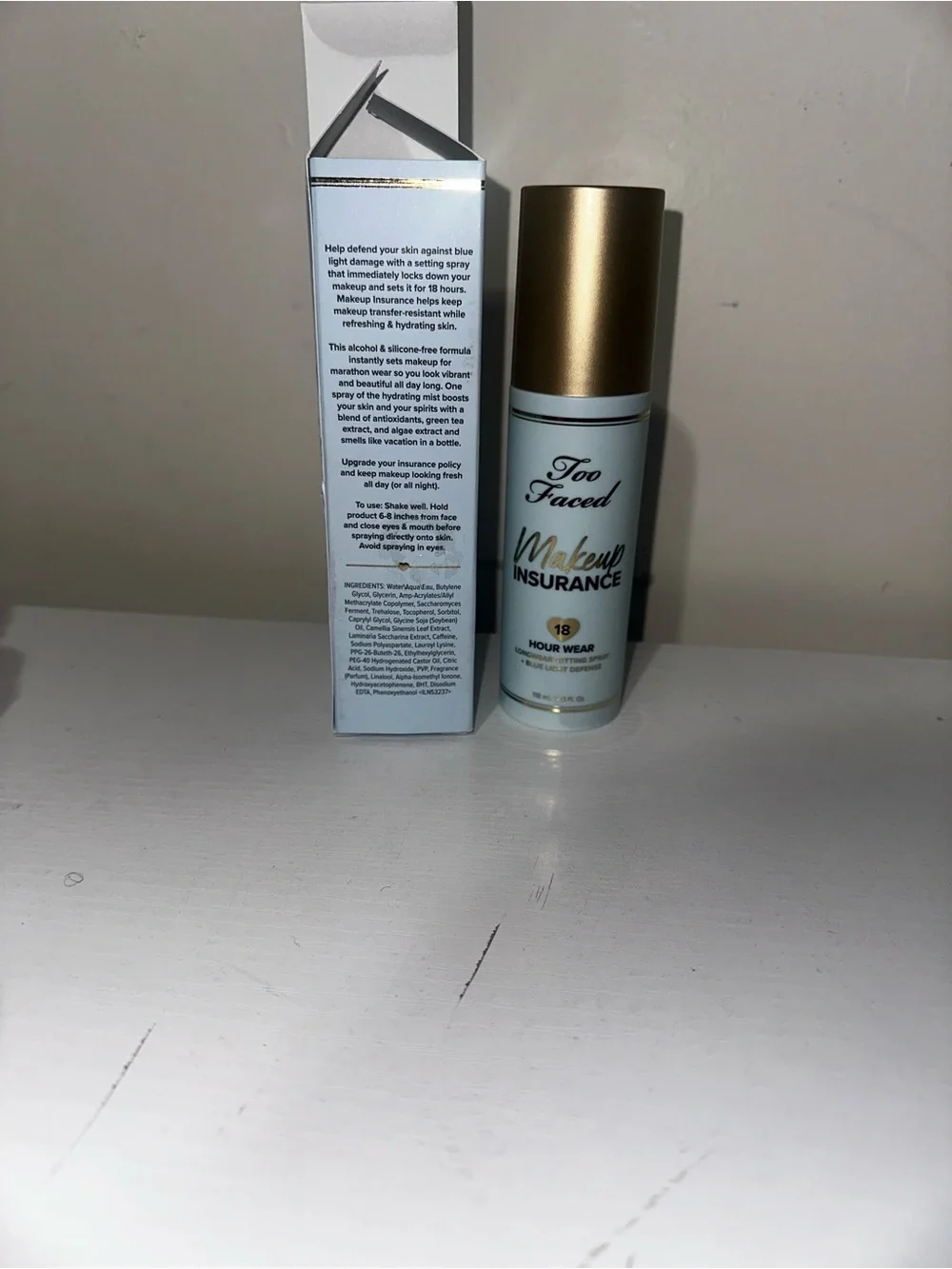 Too Faced longwear setting